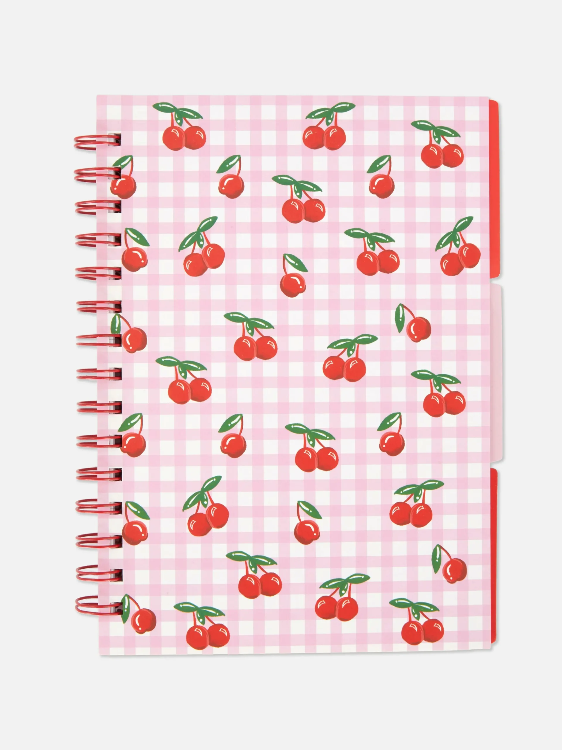 Cuaderno A5 Con Diseño De Cerezas