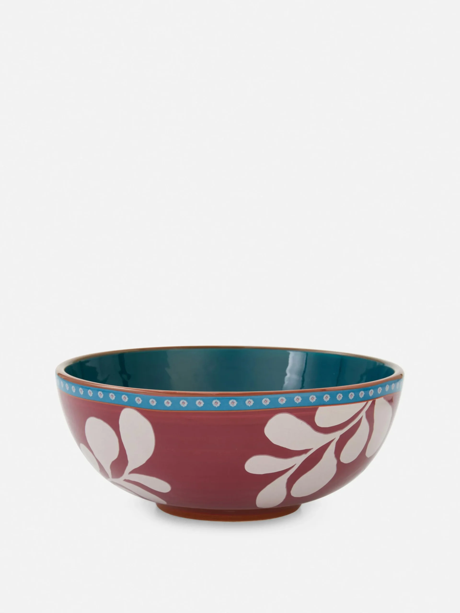 Cuenco De Cereales Decorado Con Flores