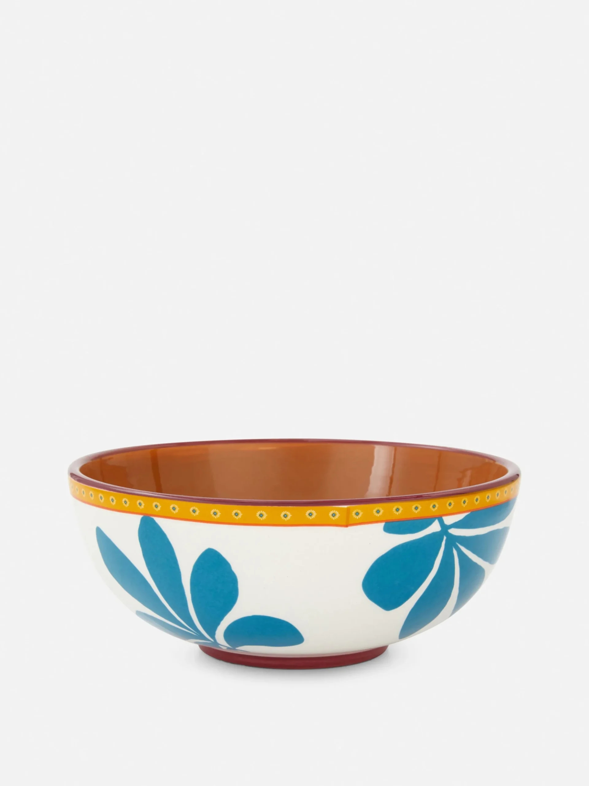 Cuenco De Cereales Decorado Con Flores