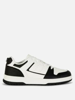 Deportivas De Caña Baja Con Paneles