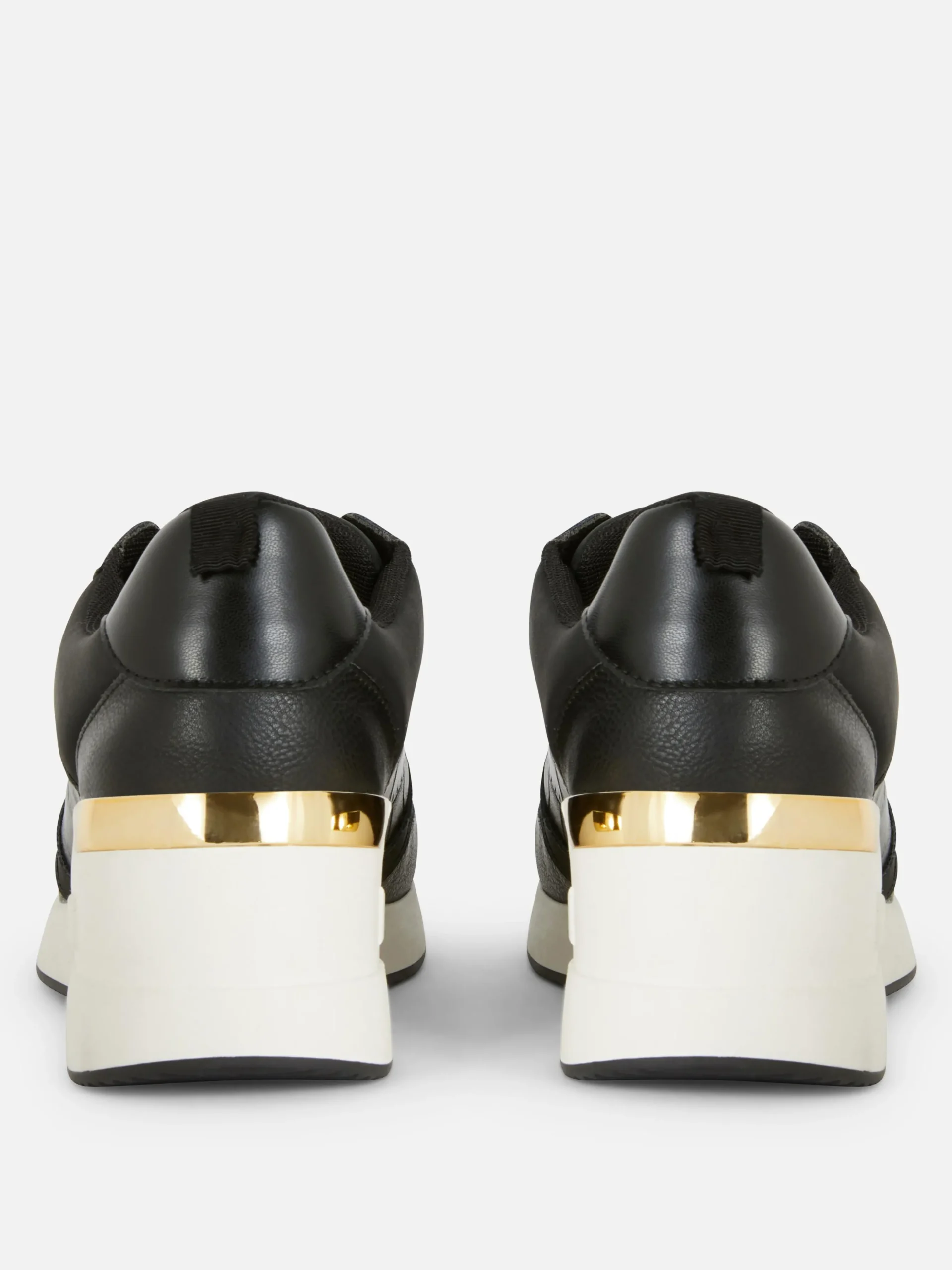 Deportivas De Cuña Con Cordones