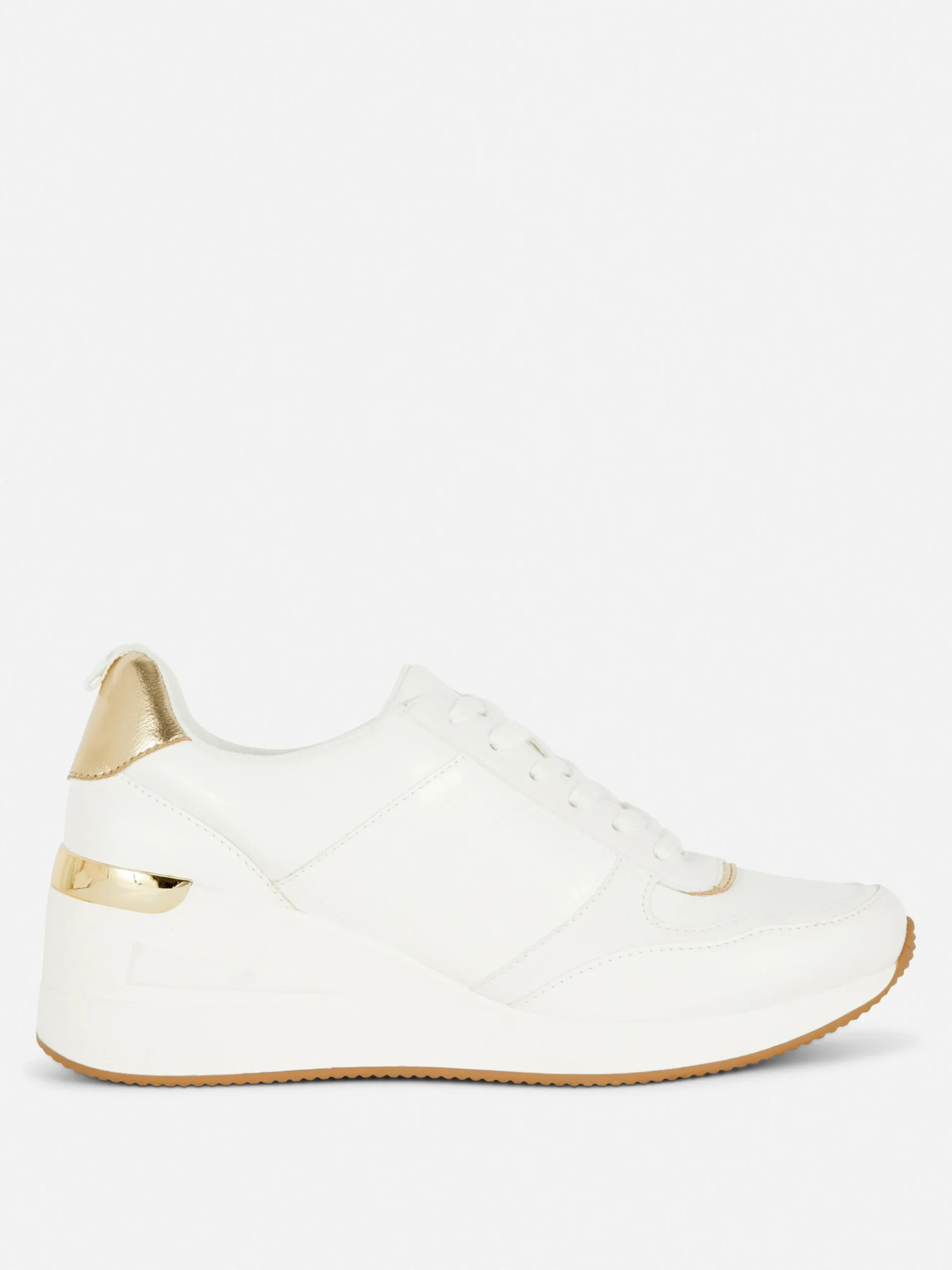 Deportivas De Cuña Con Cordones