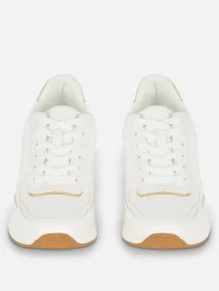 Deportivas De Cuña Con Cordones