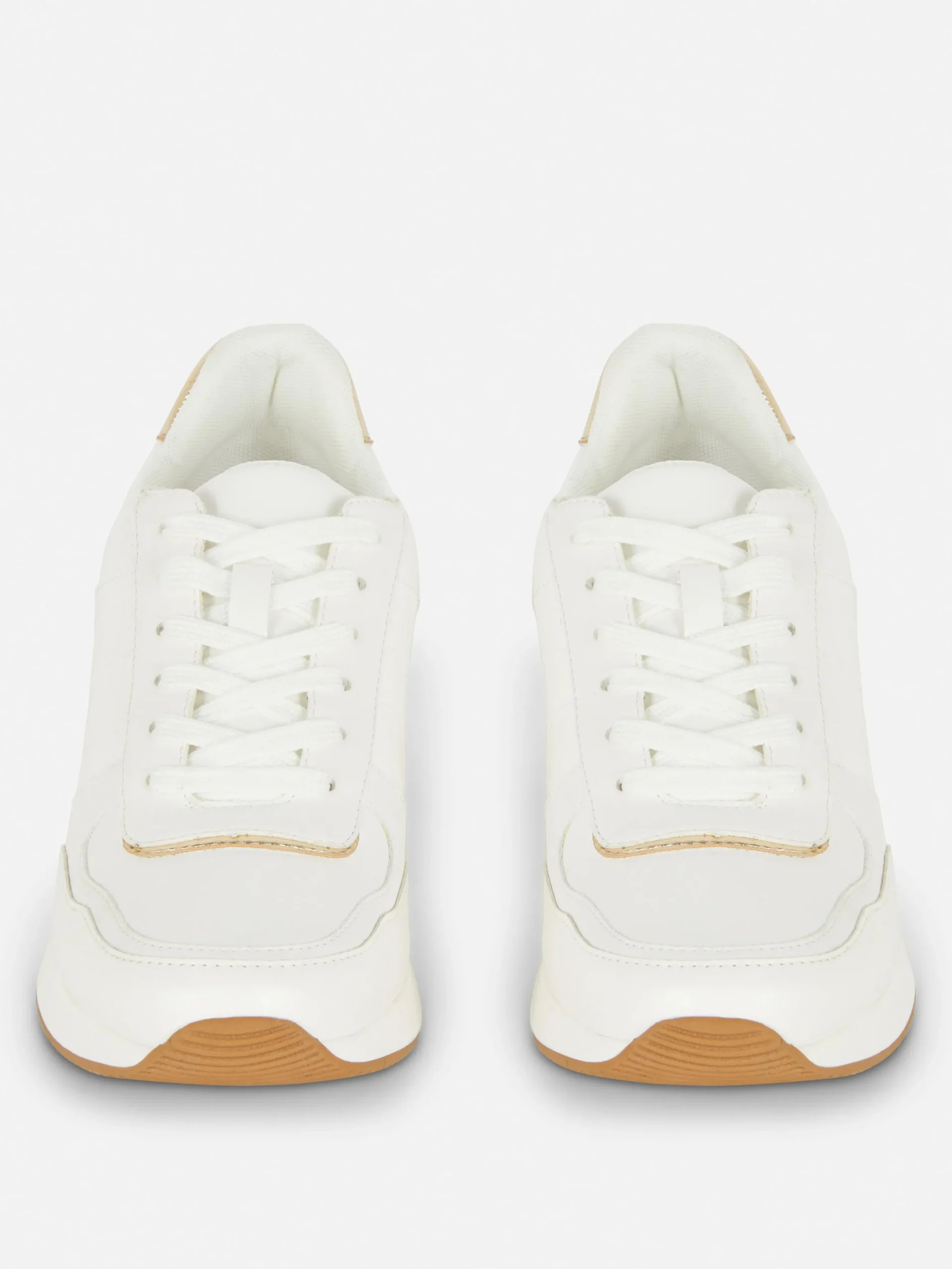 Deportivas De Cuña Con Cordones