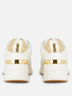 Deportivas De Cuña Con Cordones