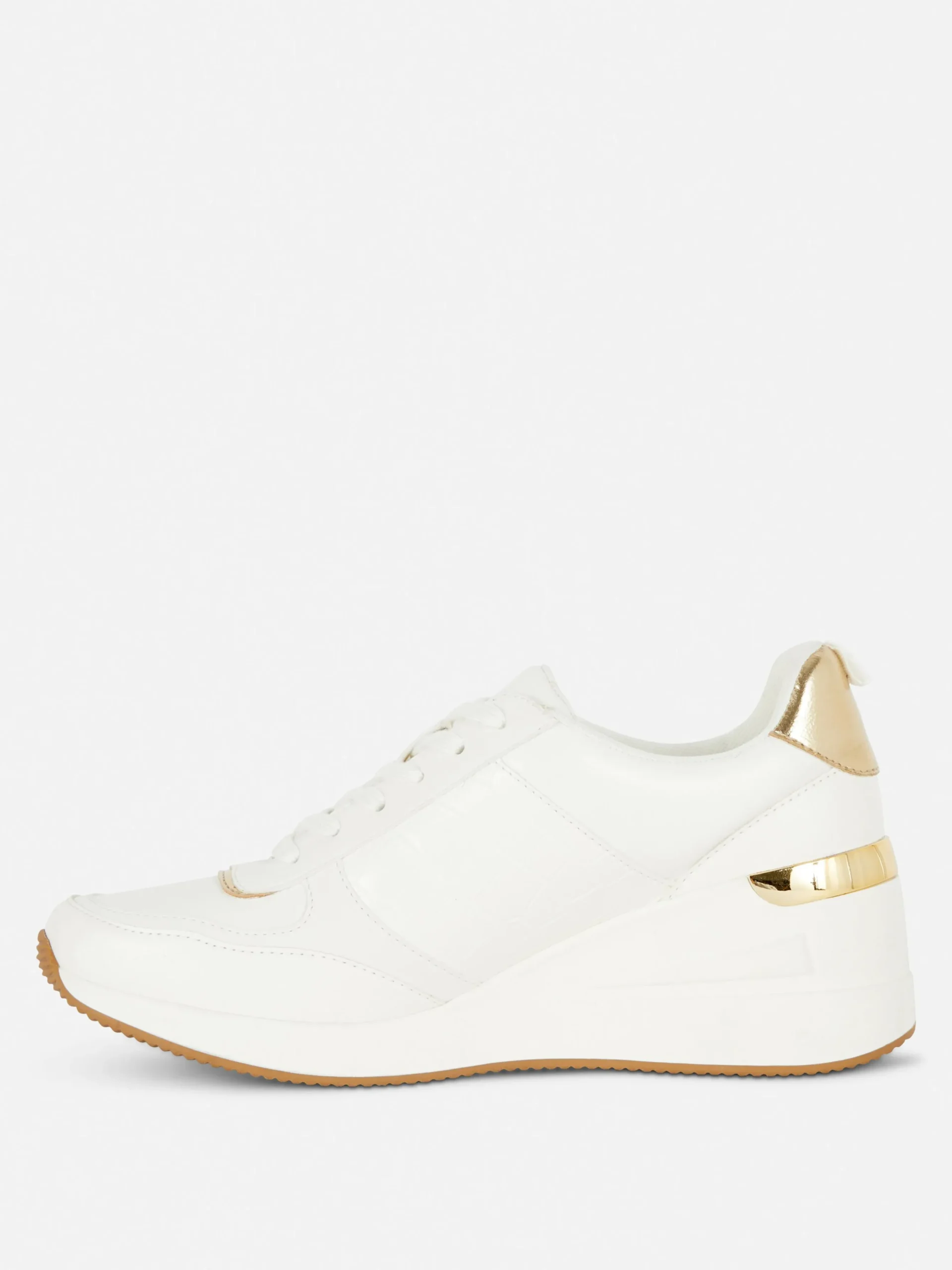 Deportivas De Cuña Con Cordones