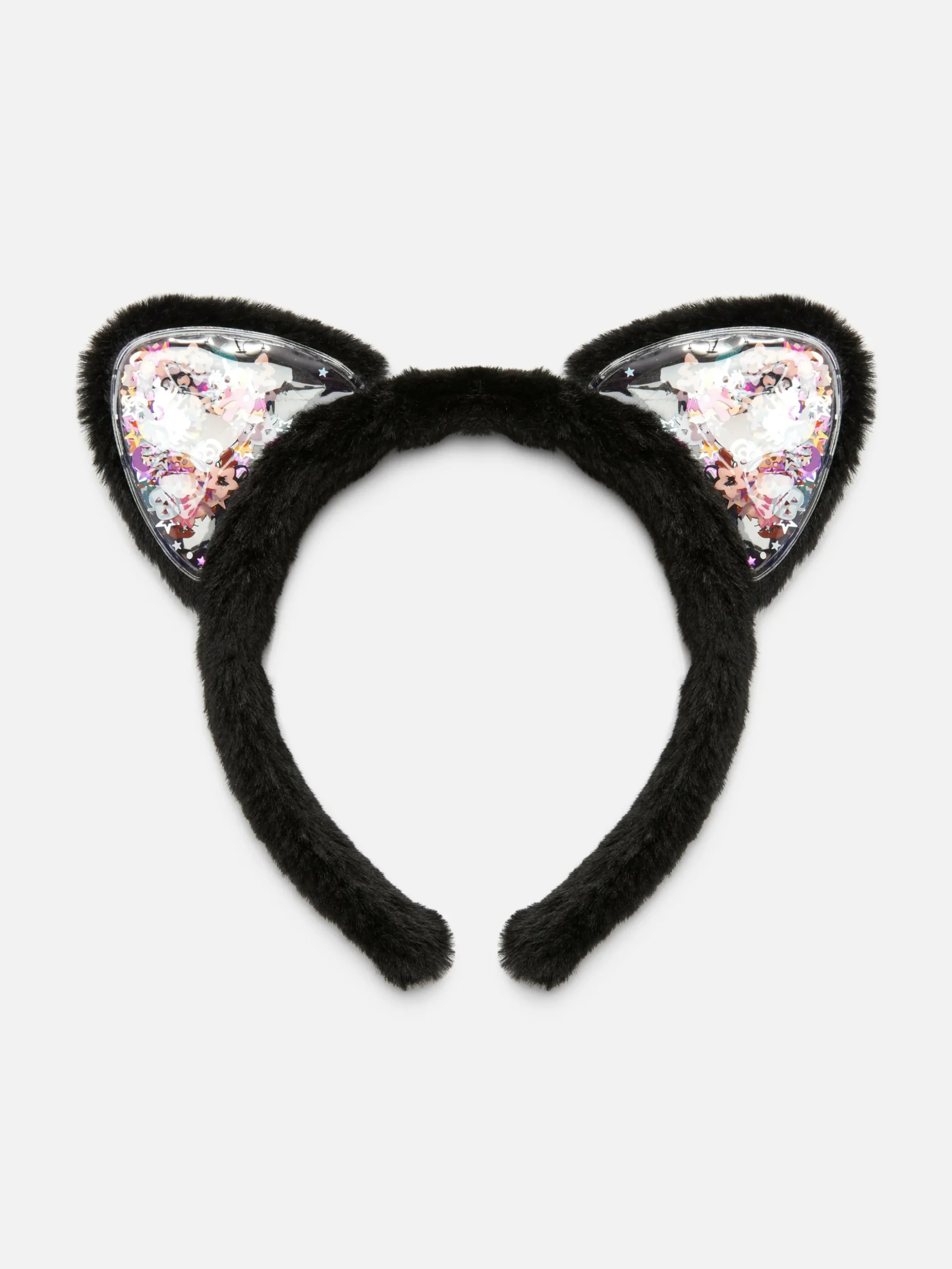 Diadema Con Orejas De Gato De Pelo Para Halloween