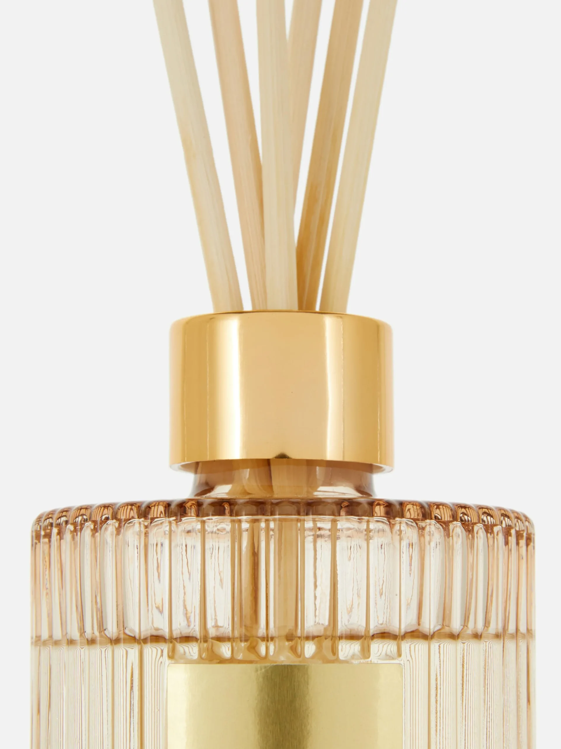 Difusor De Varillas En Tarro De Vidrio estriado