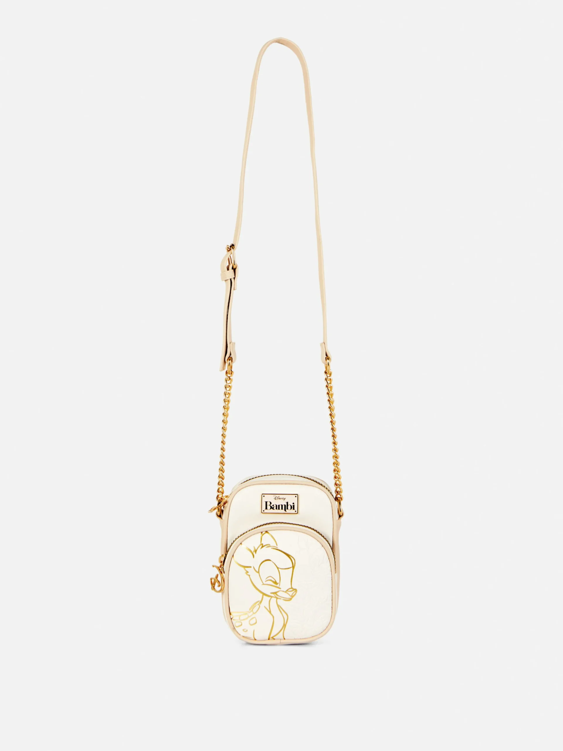 Disney’s Bambi Gold-Toned Embellished Phone Bag