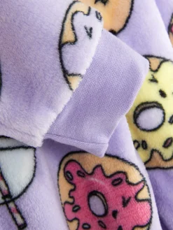 Esquijama Polar Con Estampado De Comida