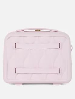 Estuche De Tocador Con Cremallera De Carcasa Dura