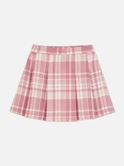 Falda Plisada A Cuadros