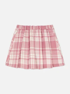 Falda Plisada A Cuadros