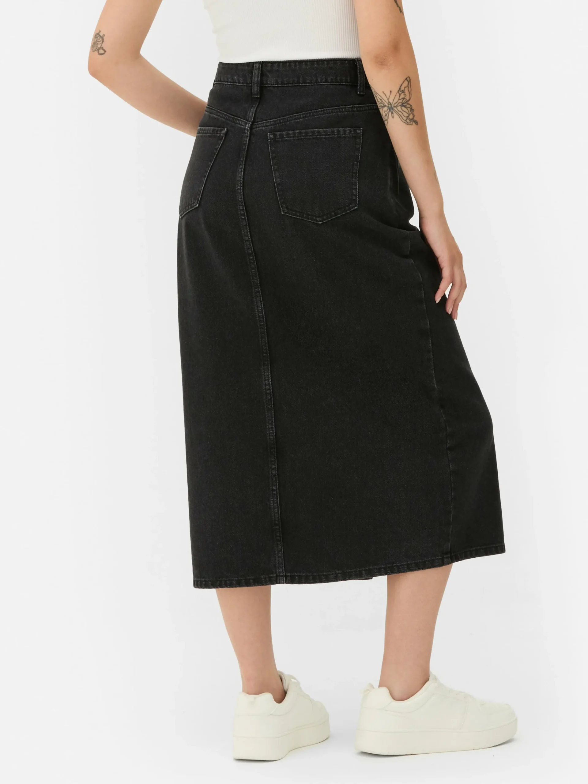 Falda Vaquera A Media Pierna