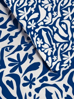 Funda Nórdica Con Hojas Abstractas Para Cama Doble