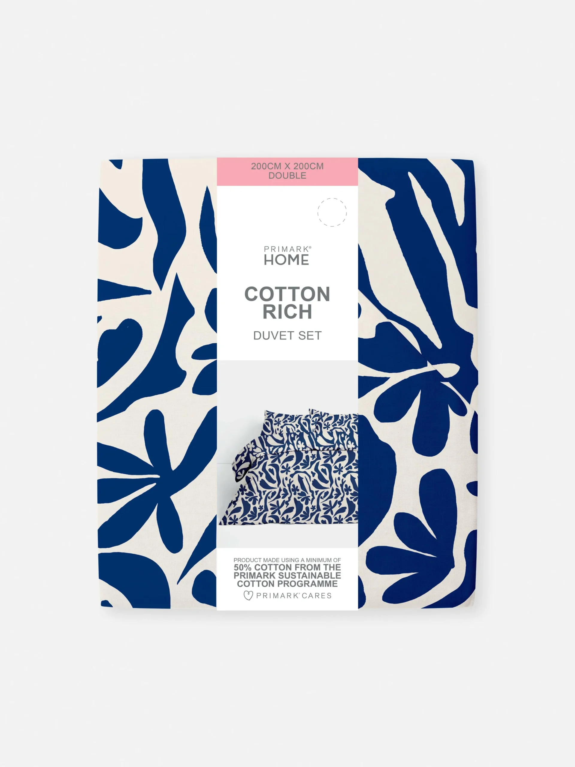 Funda Nórdica Con Hojas Abstractas Para Cama Doble