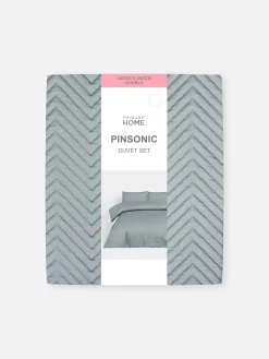 Funda Nórdica Reversible Con Textura Para Cama Doble