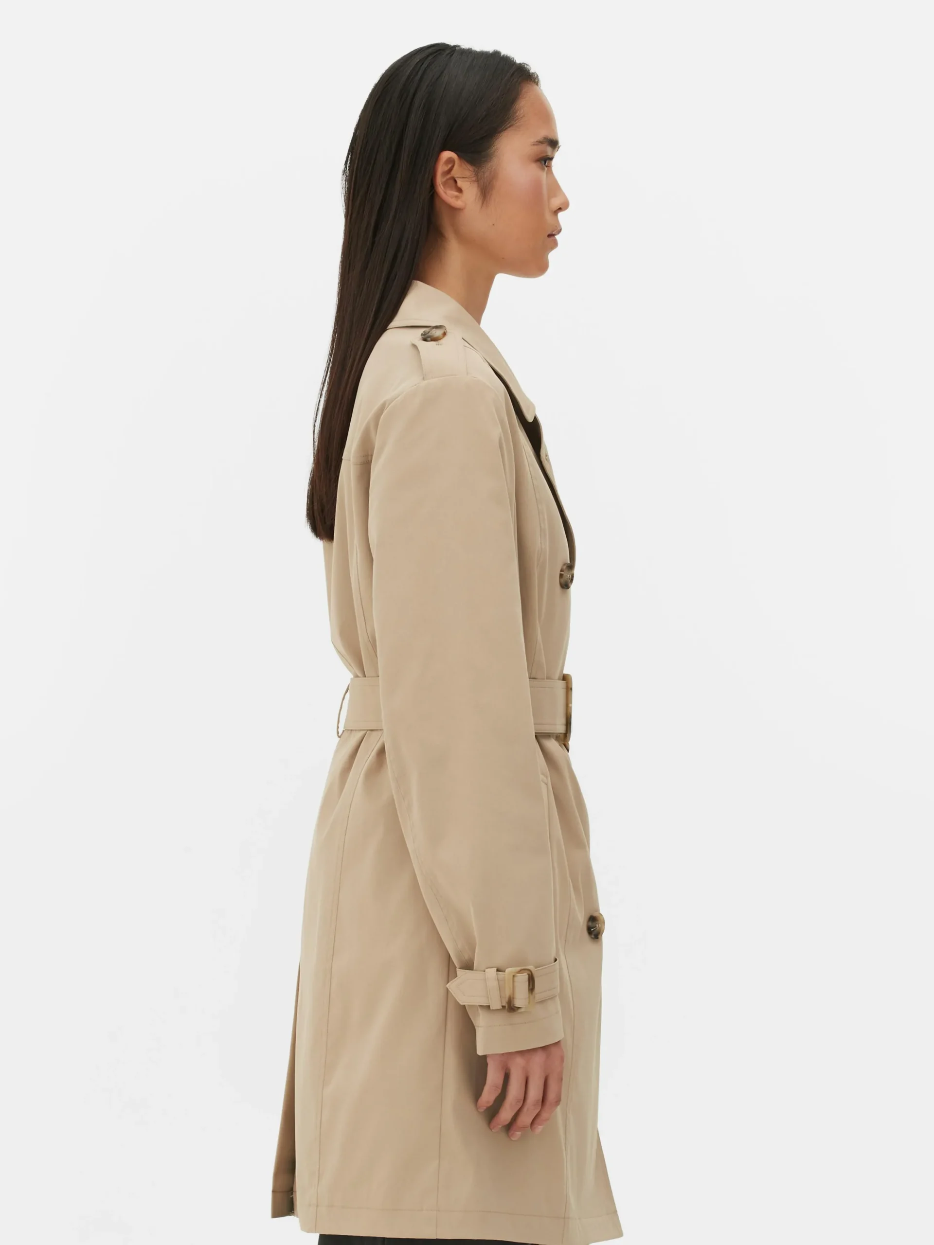 Gabardina Clásica De Doble Botonadura