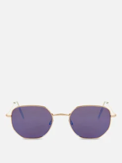 Gafas De Sol Con Montura Metálica Hexagonal