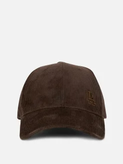 Gorra De Béisbol De Pana Bordada