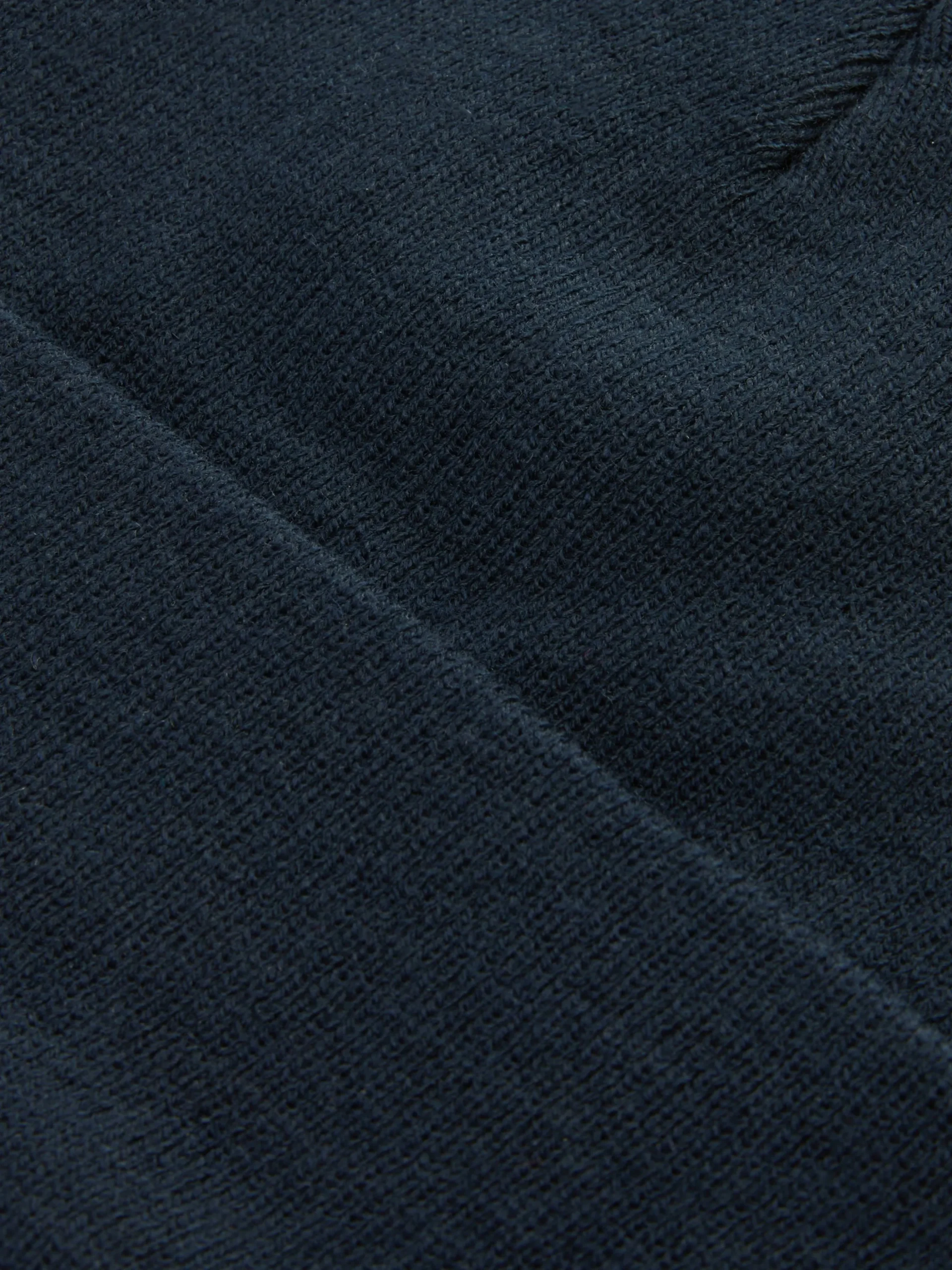 Gorro De Punto Con Borde Vuelto