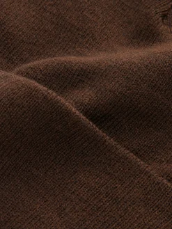 Gorro De Punto Con Borde Vuelto