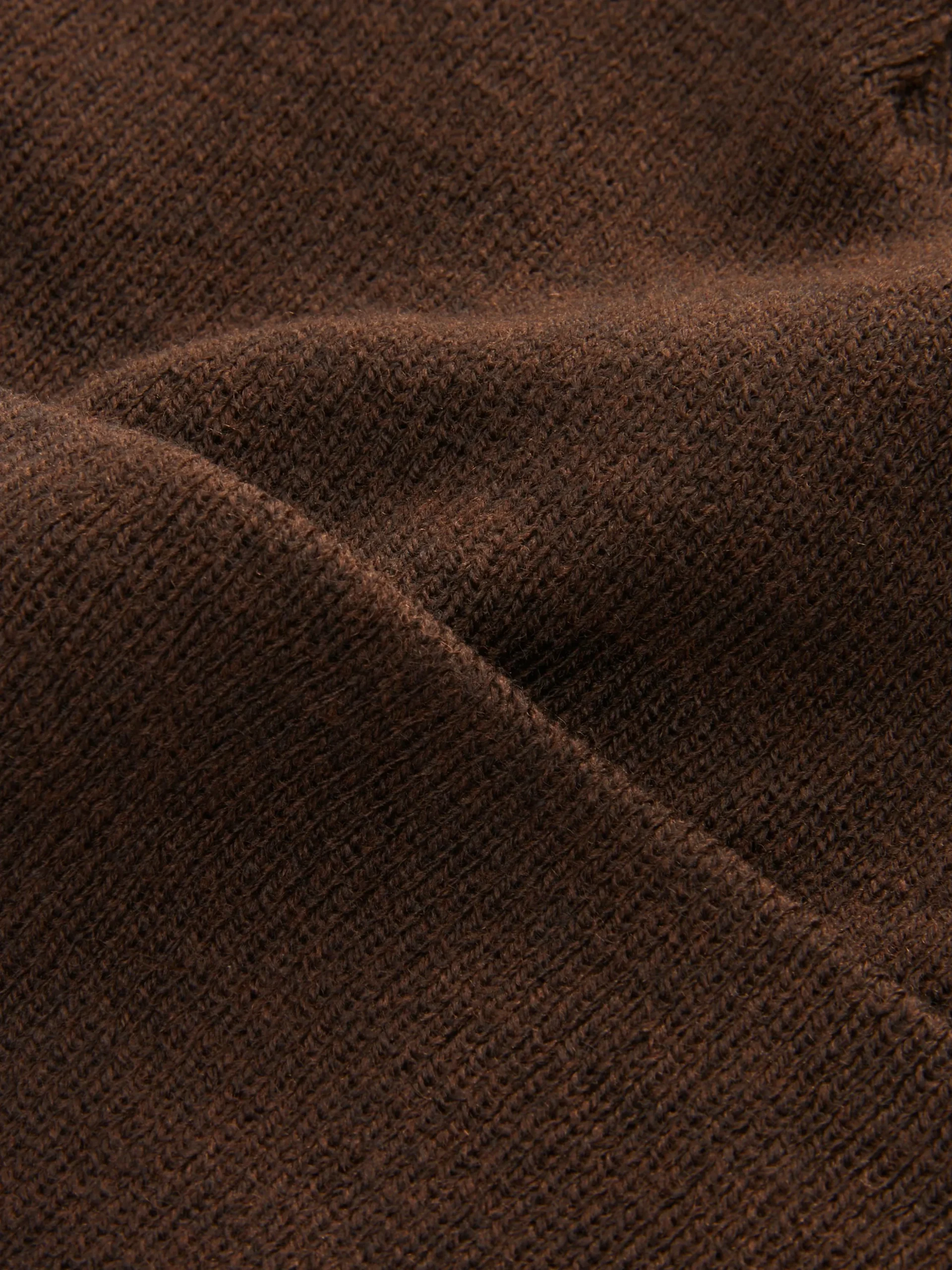 Gorro De Punto Con Borde Vuelto