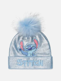 Gorro De Punto Con Pompón De Stitch De Disney