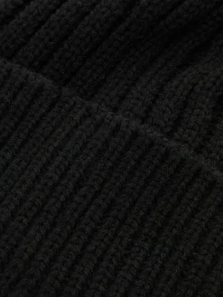 Gorro De Punto Grueso Acanalado