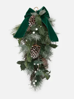 Guirnalda Navideña Con Lazo