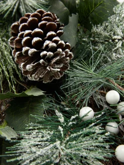 Guirnalda Navideña Con Lazo