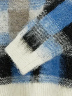 Jersey A Cuadros Con Acabado Cepillado De Rita Ora