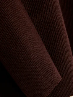 Jersey Acanalado Con Cuello Redondo