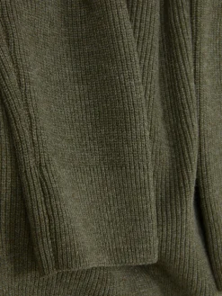 Jersey Acanalado Con Cuello Redondo