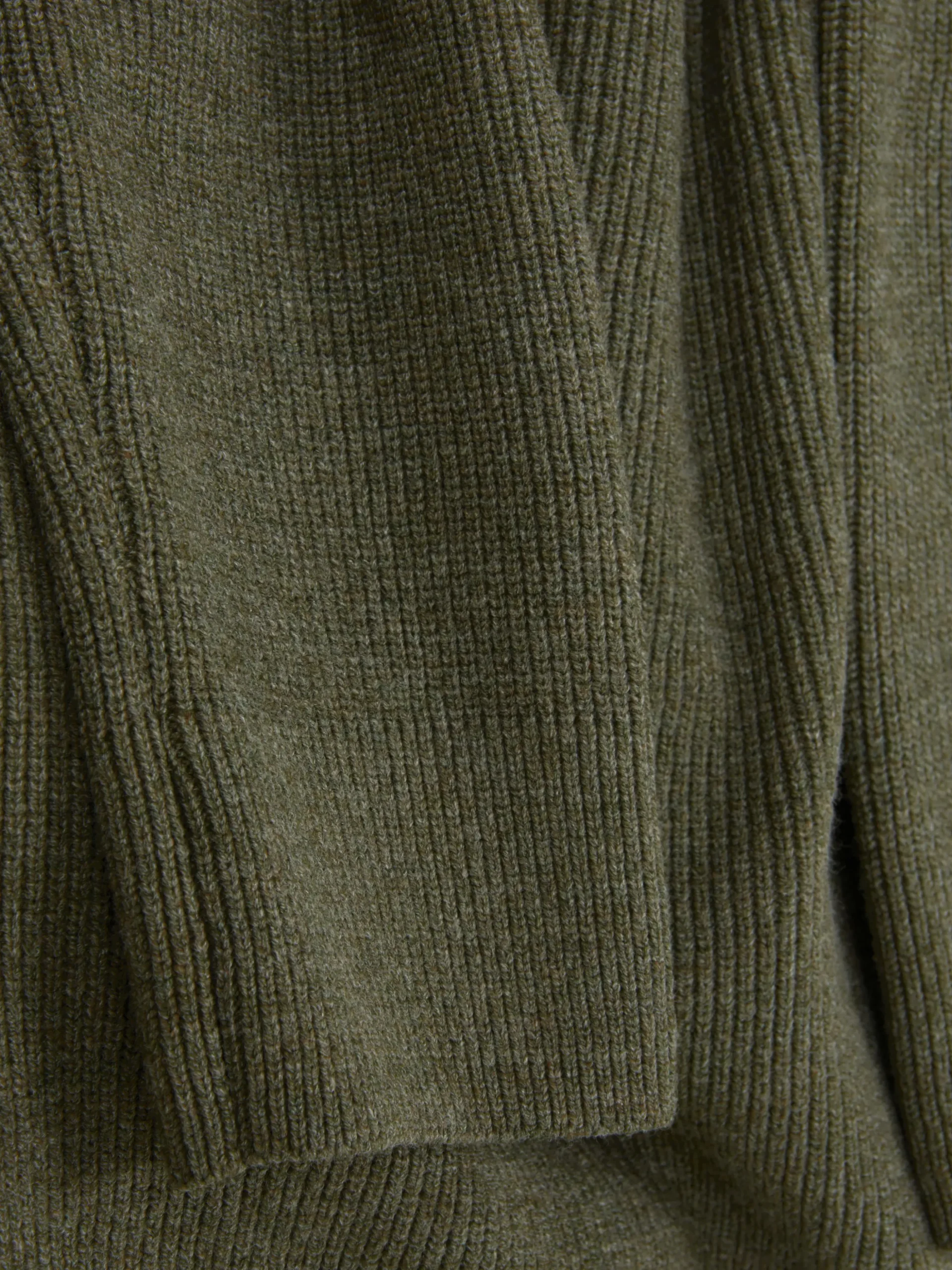 Jersey Acanalado Con Cuello Redondo