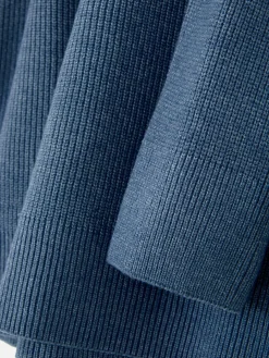 Jersey Acanalado Con Cuello Redondo