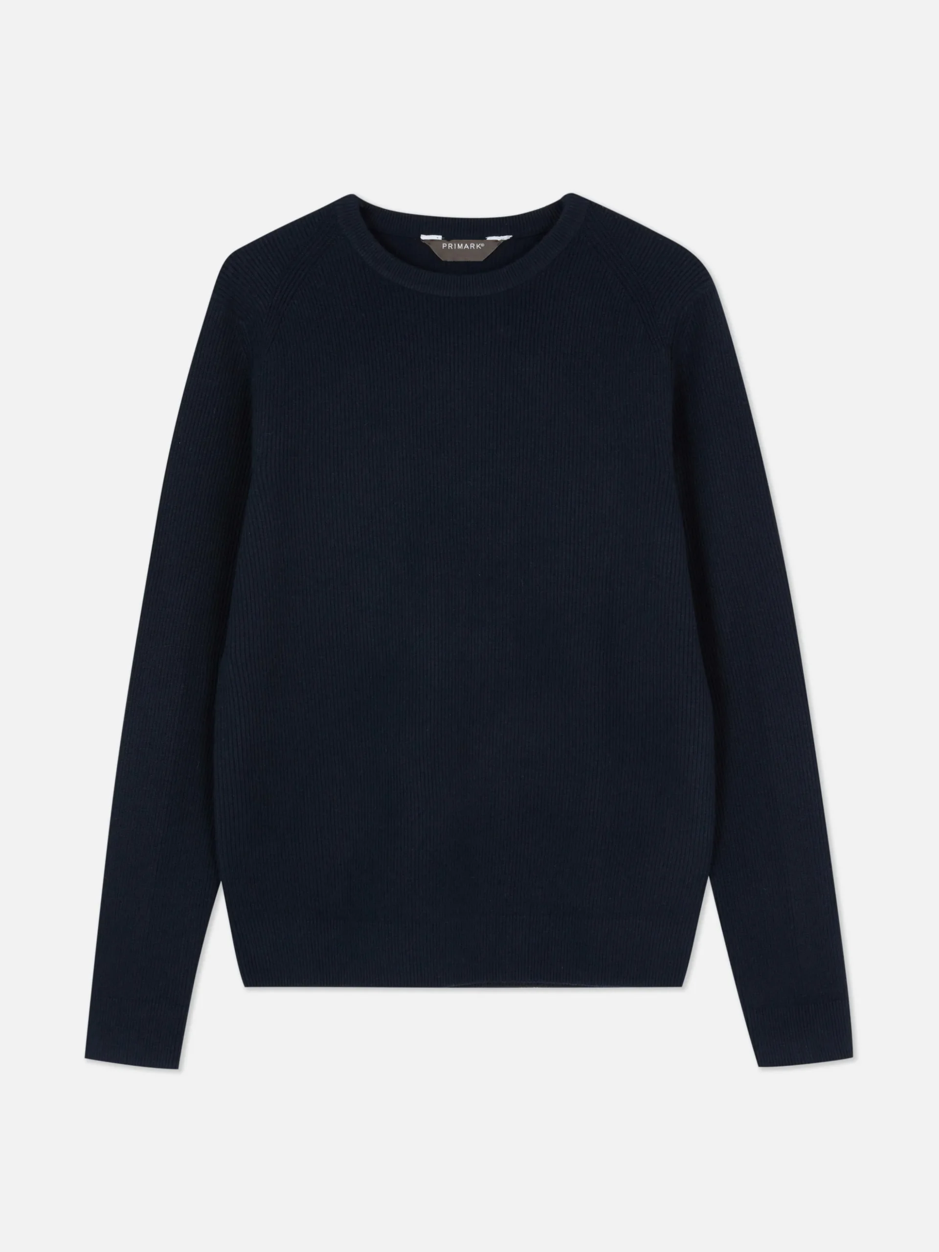 Jersey Acanalado Con Cuello Redondo