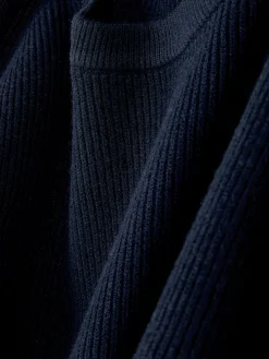 Jersey Acanalado Con Cuello Redondo