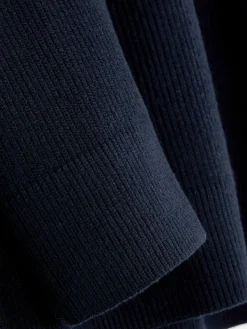 Jersey Acanalado Con Cuello Redondo