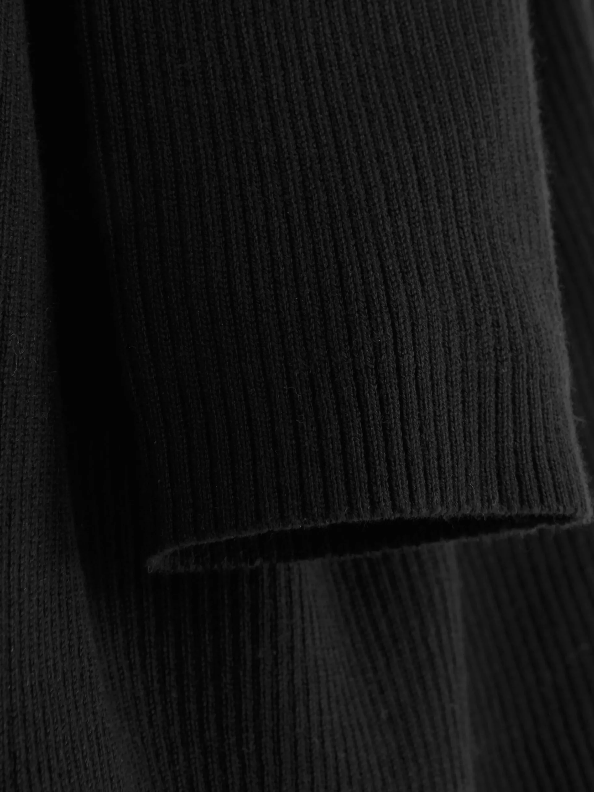 Jersey Acanalado Con Escote Barco