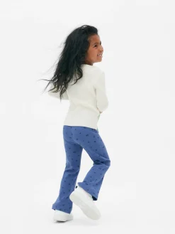 Jersey Acanalado Con Volante En El Cuello