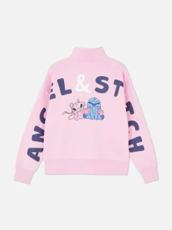 Jersey Con Cremallera De Stitch Y Ángel De Disney
