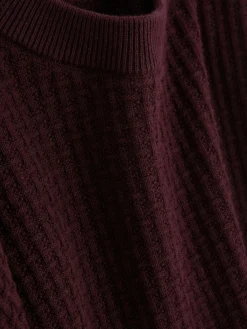 Jersey De Cuello Redondo En Punto Esterilla