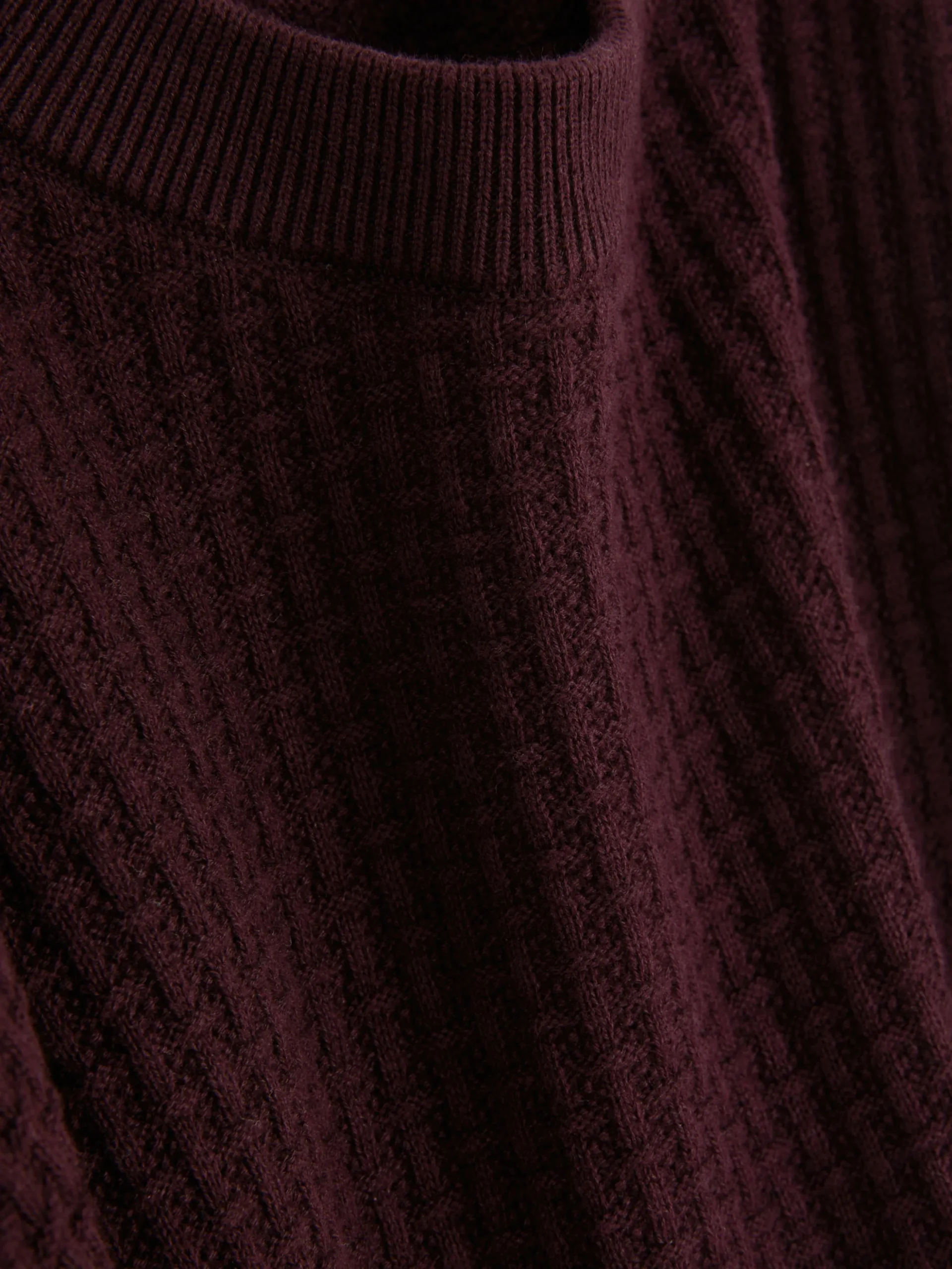 Jersey De Cuello Redondo En Punto Esterilla