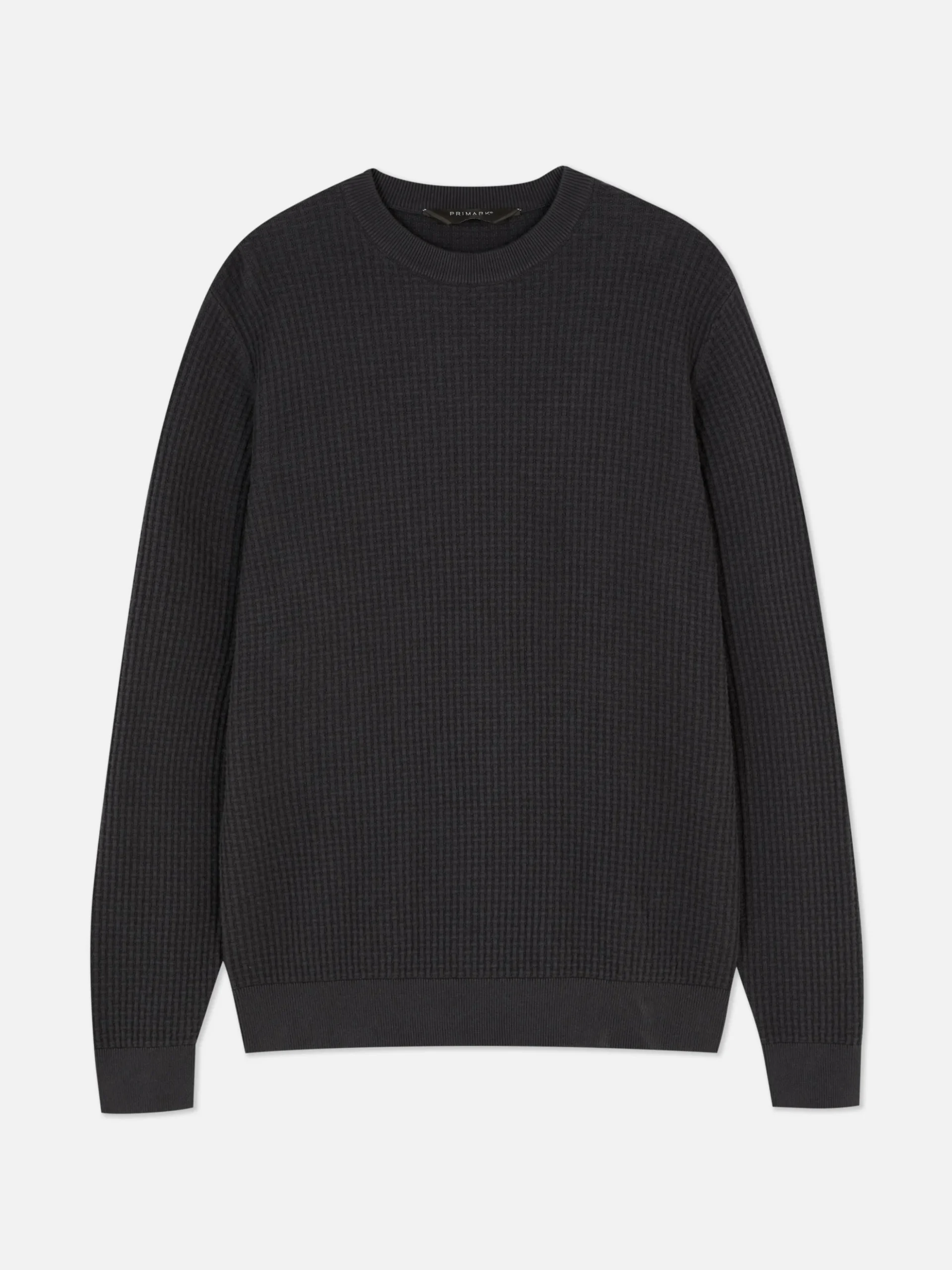 Jersey De Cuello Redondo En Punto Esterilla