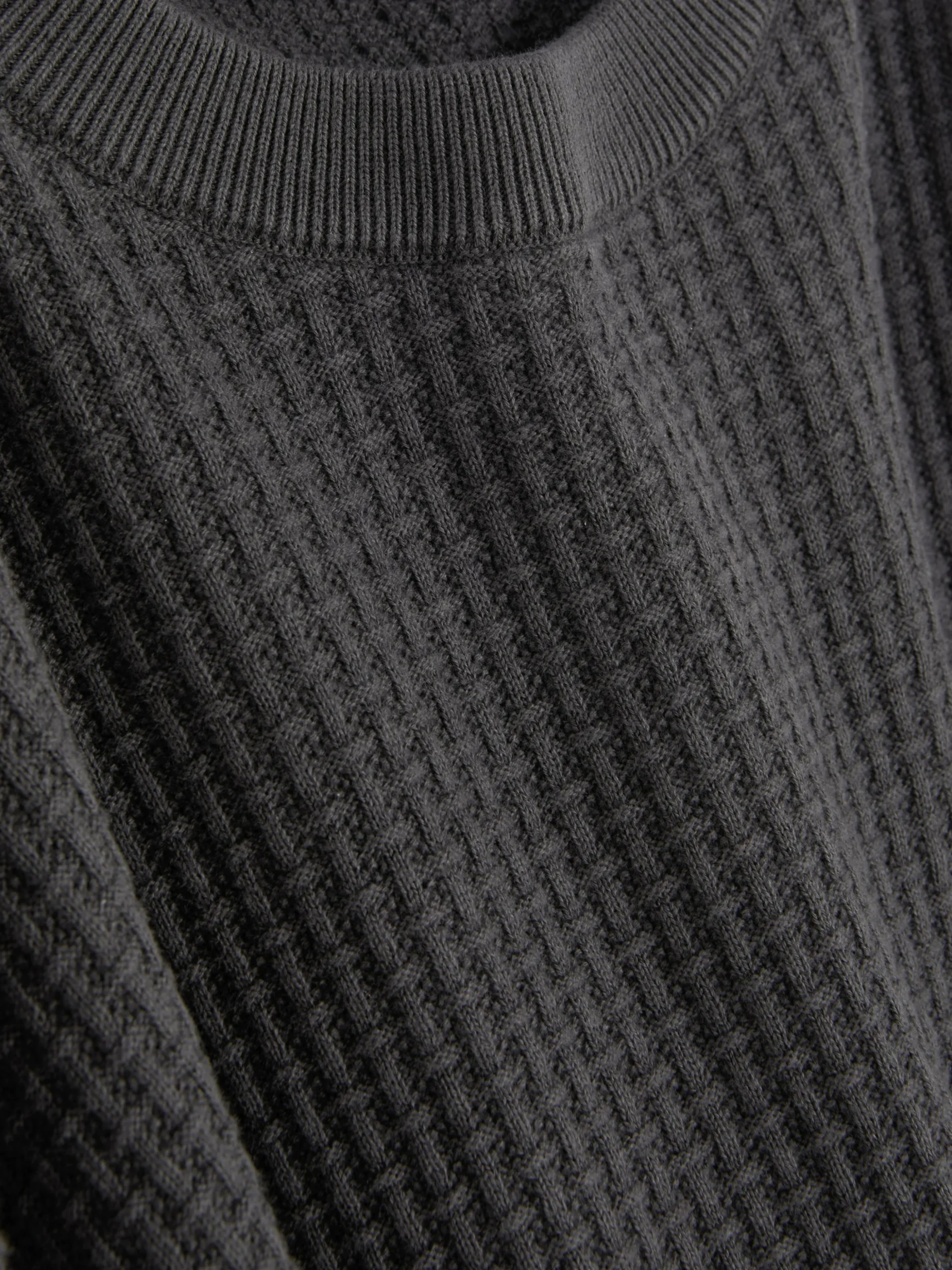 Jersey De Cuello Redondo En Punto Esterilla