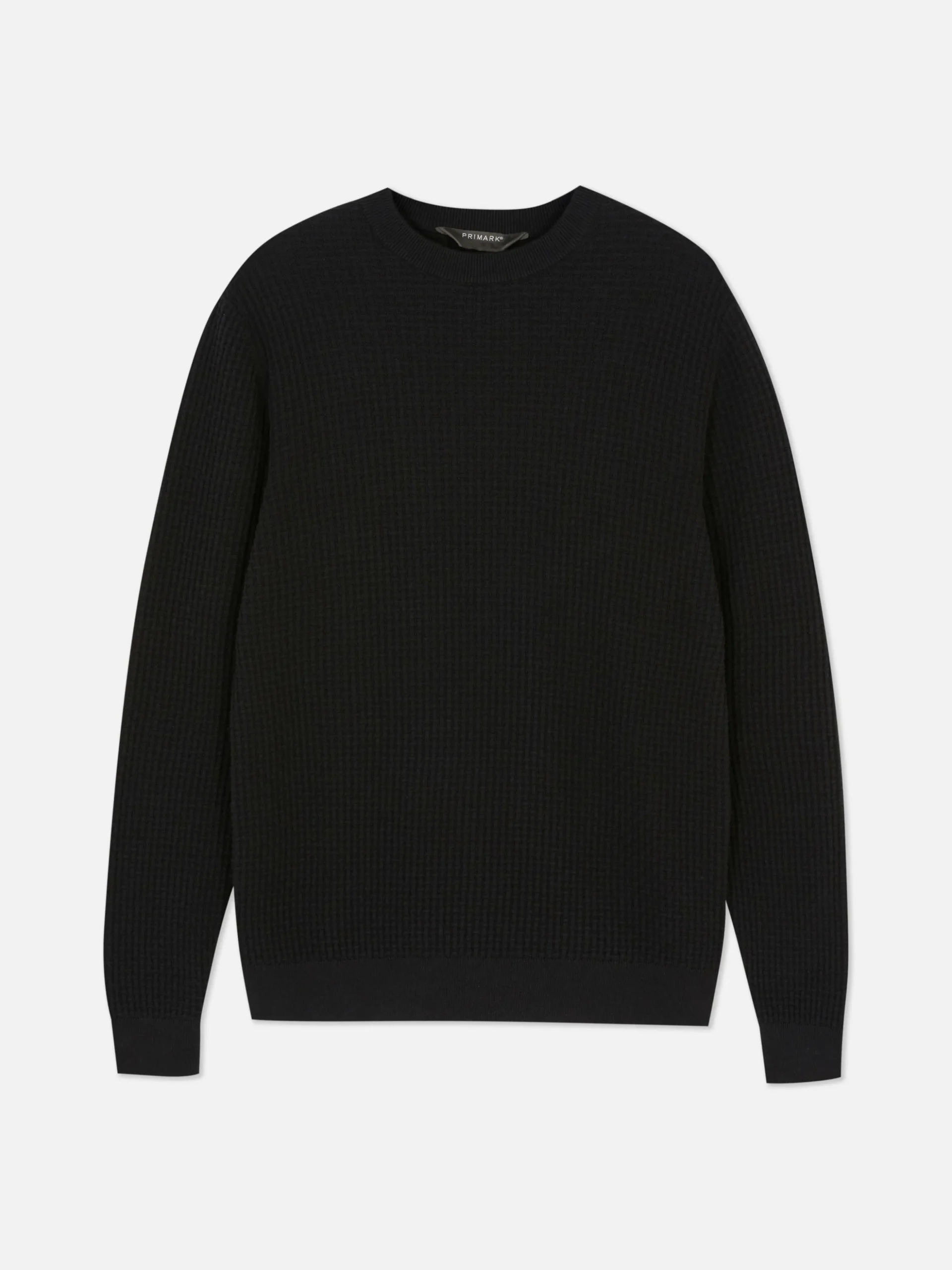 Jersey De Cuello Redondo En Punto Esterilla