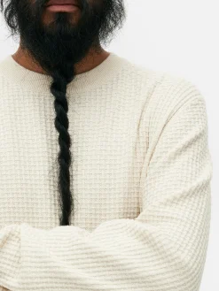 Jersey De Cuello Redondo En Punto Esterilla