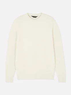 Jersey De Cuello Redondo En Punto Esterilla