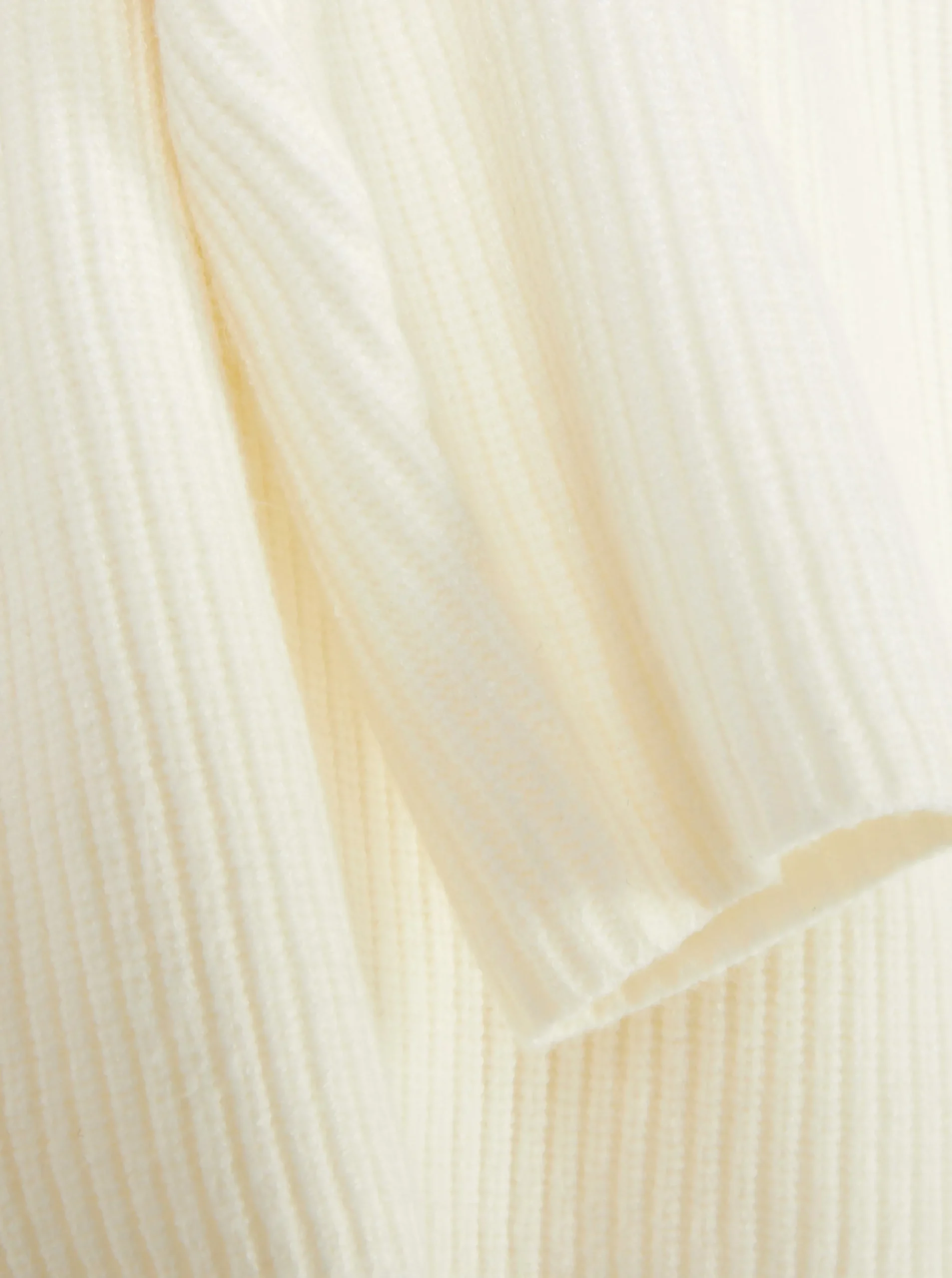 Jersey De Cuello Redondo Con Botones Decorativos